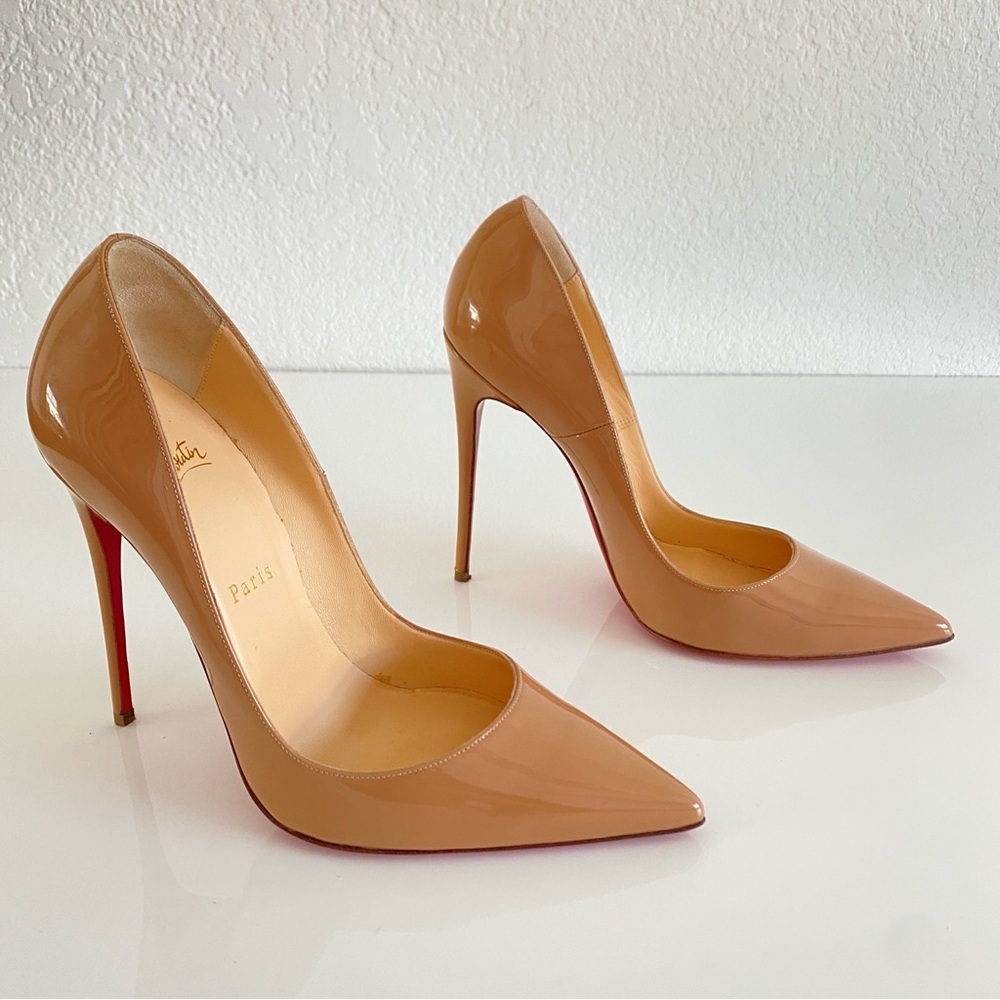 Christian Louboutin So Kate Patent Pointed-Toe Pumps - Picture 5 of 13